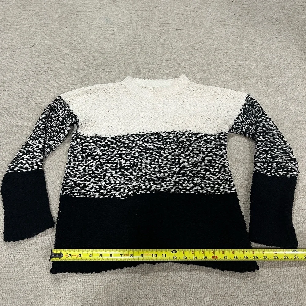 Mystree Cozy Sweater Black and White - Picture 4 of 6